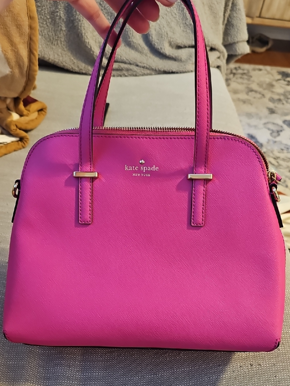 Kate Spade Fucsia Satchel - Picture 6 of 8